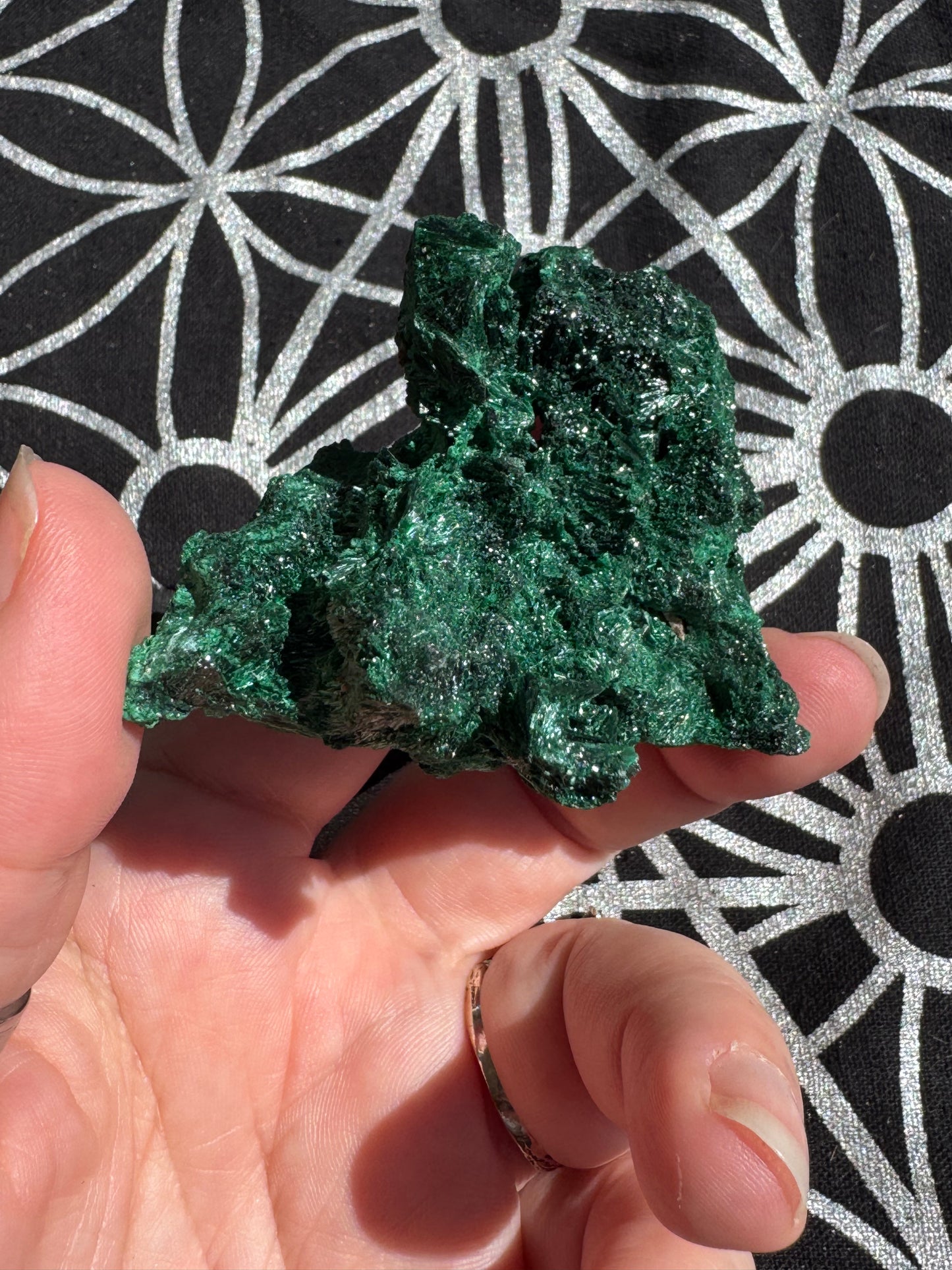 Fibrous Malachite