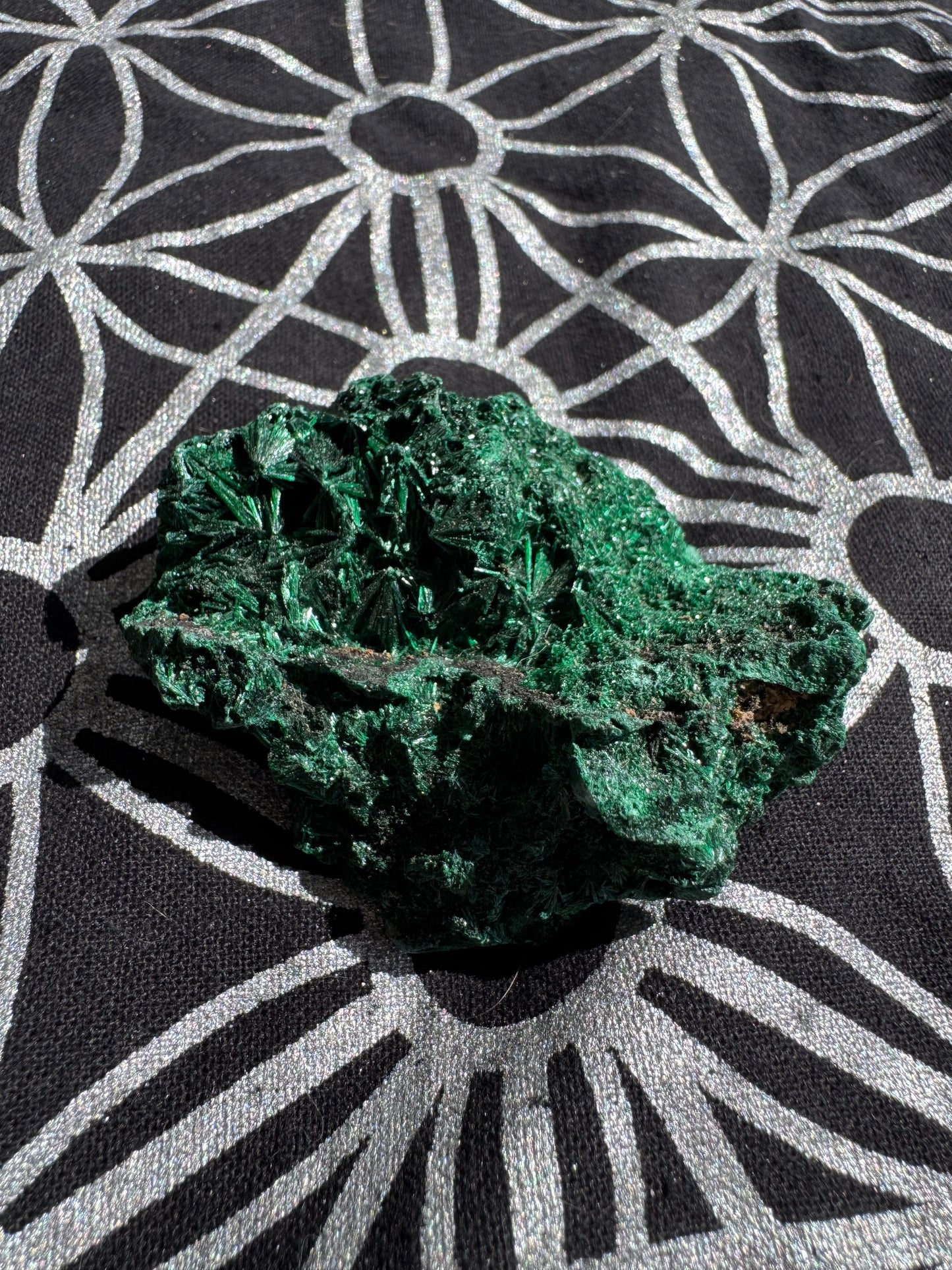 Fibrous Malachite