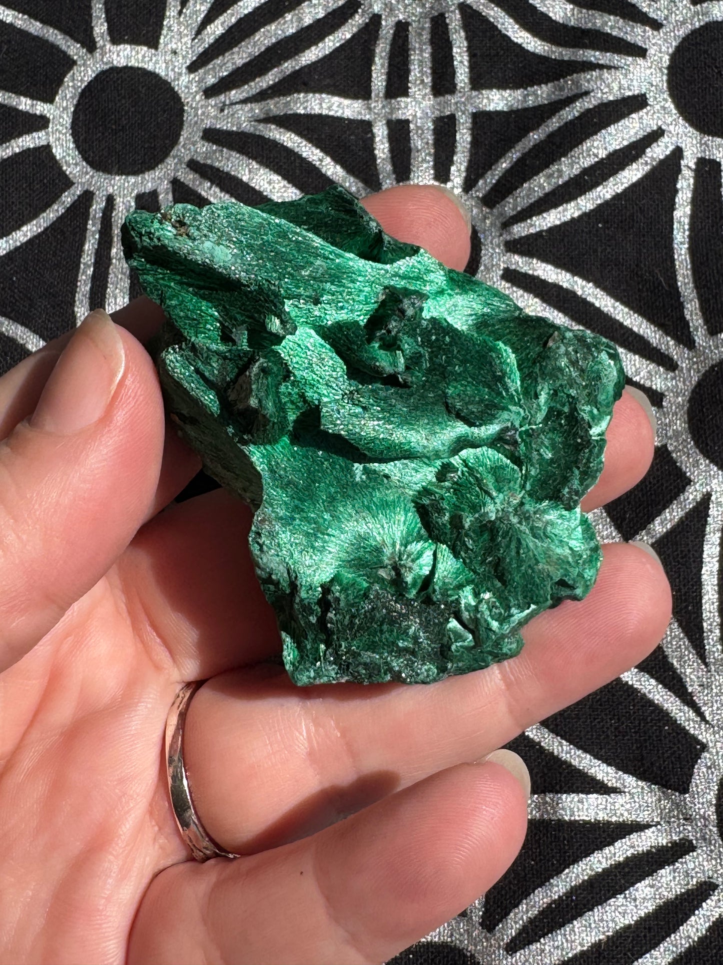 Fibrous Malachite