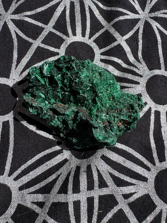 Fibrous Malachite