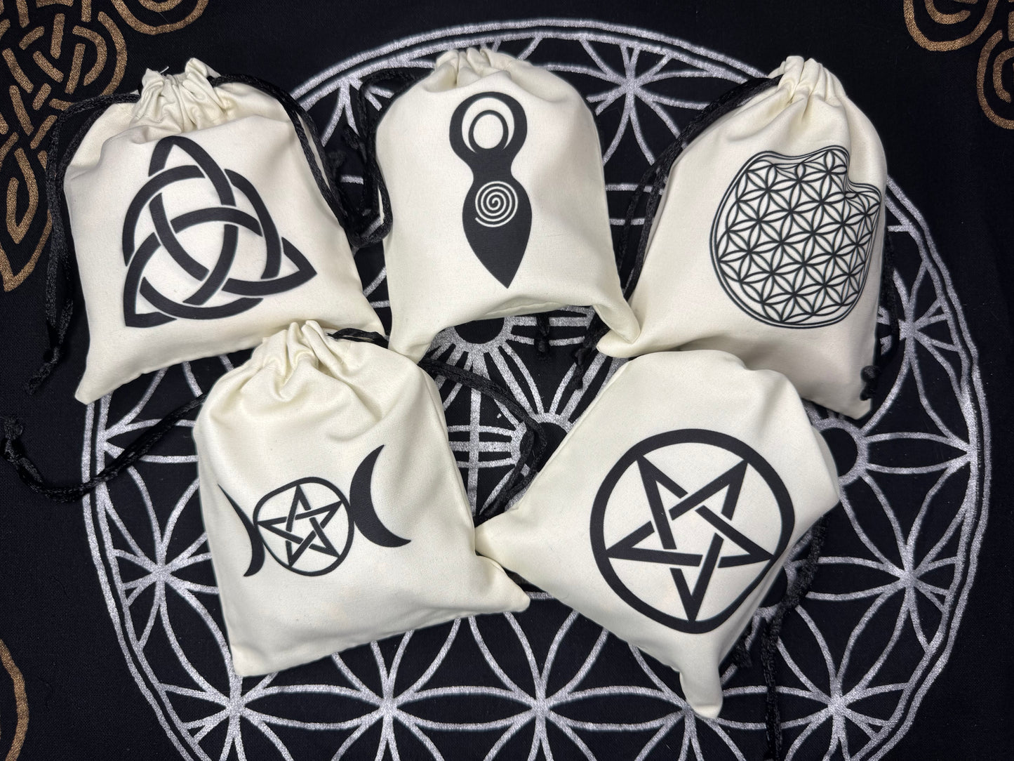 Sacred Symbol Ritual Pouches