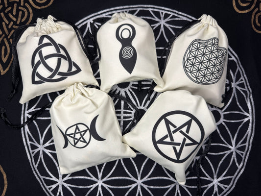 Sacred Symbol Ritual Pouches