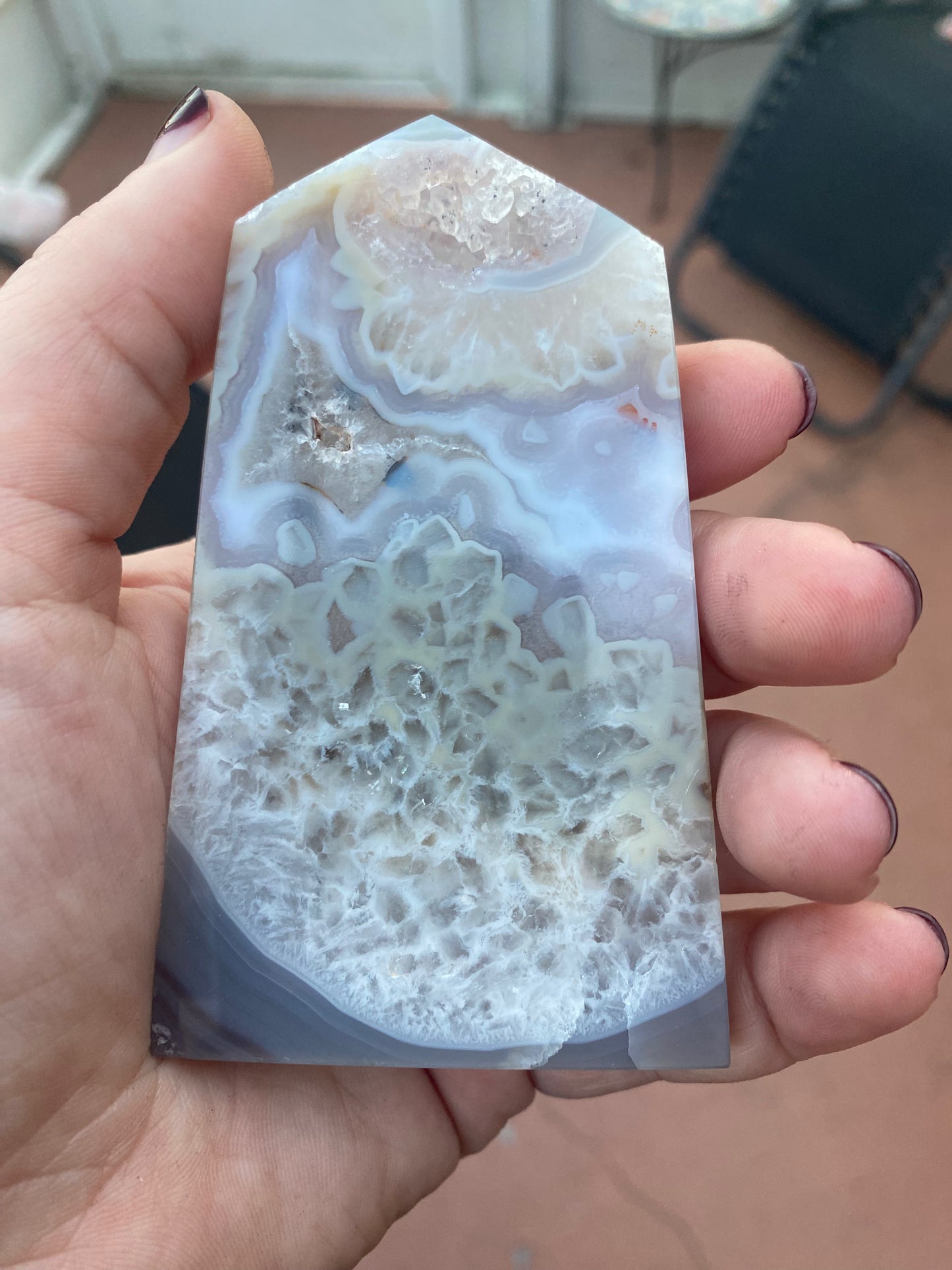 Druzy Agate Points