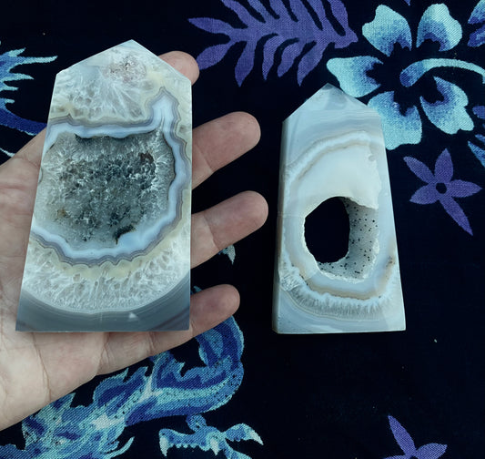 Druzy Agate Points